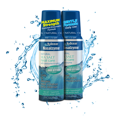 H2Ocean® Nasal Spray, all natural sea salt mist